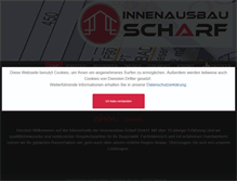 Tablet Screenshot of innenausbau-scharf.de